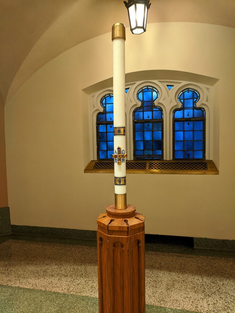 The paschal candle