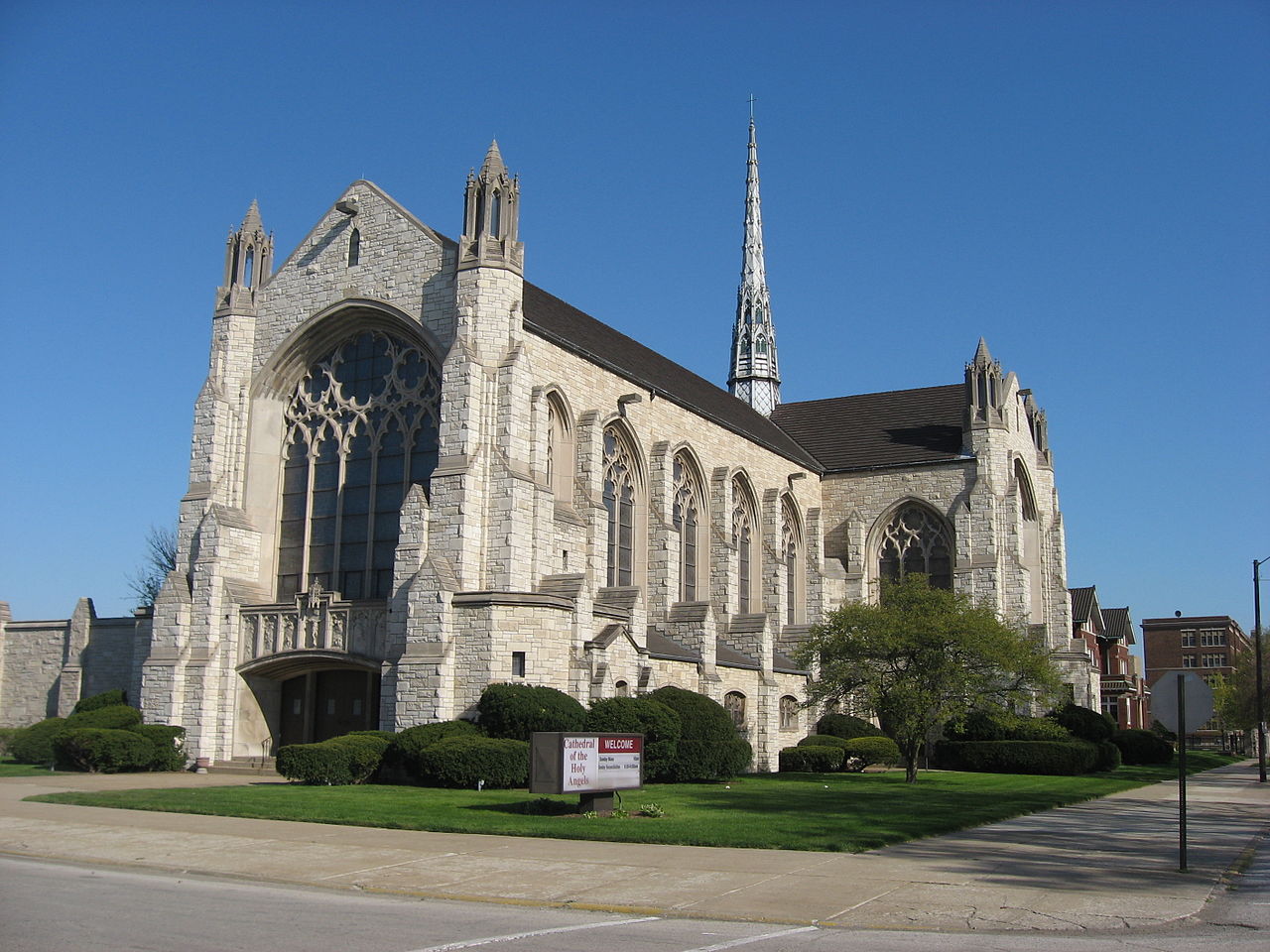 The exterior of the cathedral